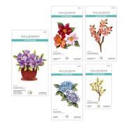 Spellbinders BD-0865 Nature's Botanical Garden Die Bundle de la colección Nature's Botanical Garden de Susan Tierney-Cockburn