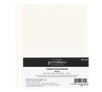 Spellbinders BetterPress Paneles de Tarjetas de algodón A2 Bisque, Blanco, tamaño único