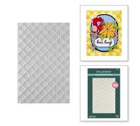 Spellbinders Carpeta de estampado 3D de bambú de la colección Cheerful Chirps