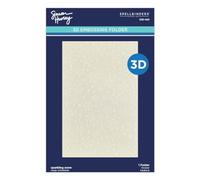 Spellbinders Carpeta de grabado en relieve 3D, una