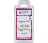 Spellbinders D-Lites - Troquel con Mensaje de felicitación