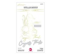 Spellbinders Dawn Woleslagle - Juego de platos y troqueles de aluminio caliente de The Seahorse Kisses Collection de Dawn Woleslagle, metal, ONE