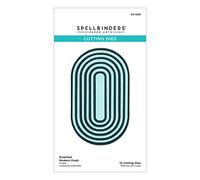 Spellbinders Essential Modern Ovals - Troqueles grabados de The Sealed for Summer Collection, metal, One