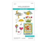 Spellbinders Etched Dies By Tina Smith-Up In The Air View, Windows With A View