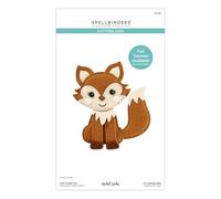 Spellbinders Forest Fox - Troqueles grabados de The Felt Stitch & Create Collection de Nicole Spohr, metal, uno