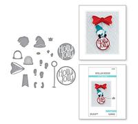 Spellbinders - Gnomo Holly Jolly - Gnomo para Navidad, Metal