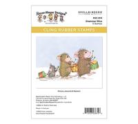 Spellbinders Juego de sellos de goma de The House-Mouse Holiday Collection
