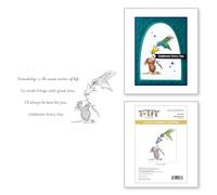 Spellbinders Juego de sellos de goma Sweet Nectar Cling de The House-Mouse Rare Bloom Collection