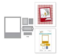 Spellbinders Memory Frames - Troqueles grabados de The Say Cheese Classic Pooh Collection en colaboración con Simple Stories