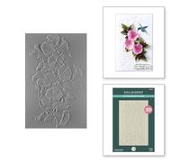 Spellbinders Petunia Cascade - Carpeta de grabado en relieve 3D de la colección Summer Solstice Garden de Susan Tierney-Cockburn, color blanco