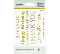 Spellbinders Essential GLIMMER Sentiments, GLP-278