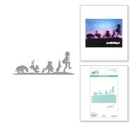 Spellbinders Pooh & Friends Silhouette - Troqueles grabados de The Say Cheese Classic Pooh Collection en colaboración con Simple Stories