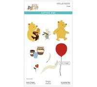 Spellbinders Pooh & Piglet - Troqueles grabados de The Say Cheese Classic Pooh Collection en colaboración con Simple Stories