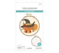 Spellbinders S4-1357 - Troqueles bordados de imitación de calabaza grabada de Nichol's Needlework Collection de Nichol Spohr