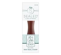 Spellbinders Sello de cera All is Calm de The Sealed for Christmas Collection