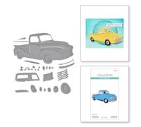 Spellbinders Timeless Truck - Troqueles Grabados de The Classic Road Legends Collection de Mindy Eggen