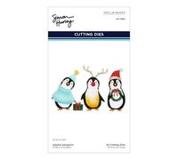 Spellbinders Troquel grabado por Simon Hurley-Playful Penguins, Let It Snow, uno