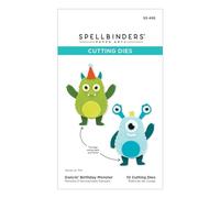 Spellbinders Troqueles grabados Dancin de The Monster Birthday Collection, metal, uno