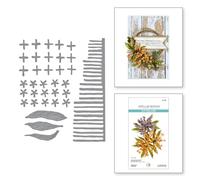 Spellbinders Troqueles grabados de algodoncillo de la colección Through The Meadow de Susan Tierney-Cockburn