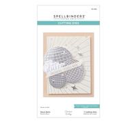 Spellbinders Troqueles grabados de bolas de discoteca de la colección Shine Bright de Carissa Wiley