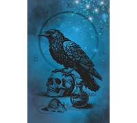 Spellbound Raven - Occult Familiar: Dot Grid Notebook Bullet Journal: Part of The Rebel Coven Range