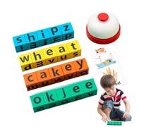 Spelling Block Toy Alphabet Spelling Game Children Learning Toy