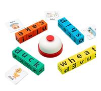 Spelling Block Toy, Multiplayer Letter Game, Alphabet Puzzle Blocks, Kids Learning Toy, Letter Matching Game, Educational Alphabet Toy, Children's Spelling Puzzle, Kindergarten Learning Toy