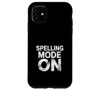 Spelling Mode On Competitive Tournament School Fun -------- Carcasa para iPhone 11