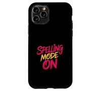 Spelling Mode On Competitive Tournament School Fun |- Carcasa para iPhone 11 Pro