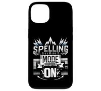 Spelling Mode On Competitive Tournament School Fun |----- Carcasa para iPhone 13