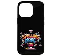 Spelling Mode On Competitive Tournament School Fun |- Carcasa para iPhone 13 Pro