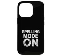 Spelling Mode On Competitive Tournament School Fun -------- Carcasa para iPhone 13 Pro