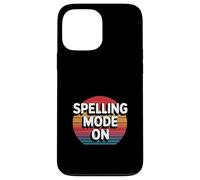 Spelling Mode On Competitive Tournament School Fun --- Carcasa para iPhone 13 Pro Max