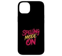 Spelling Mode On Competitive Tournament School Fun |- Carcasa para iPhone 14 Plus