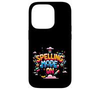 Spelling Mode On Competitive Tournament School Fun |- Carcasa para iPhone 14 Pro