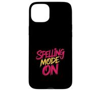 Spelling Mode On Competitive Tournament School Fun |- Carcasa para iPhone 15 Plus