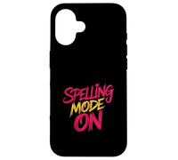 Spelling Mode On Competitive Tournament School Fun |- Carcasa para iPhone 16
