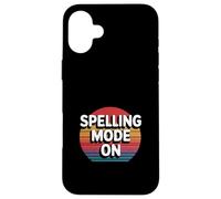 Spelling Mode On Competitive Tournament School Fun --- Carcasa para iPhone 16 Plus