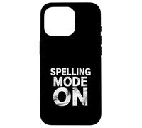 Spelling Mode On Competitive Tournament School Fun -------- Carcasa para iPhone 16 Pro