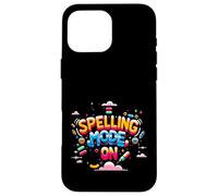 Spelling Mode On Competitive Tournament School Fun |- Carcasa para iPhone 16 Pro MAX