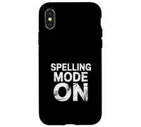 Spelling Mode On Competitive Tournament School Fun -------- Carcasa para iPhone X/XS