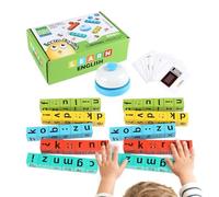 Spelling Word Games - Interactive Educational Toy, Kids Learning Game with Letter Matching Cards, Early Reading Activity with Safe Materials, Family Boy Girl School Home Classroom Indoor Party Fun