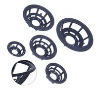 Spelonify Cesta de altavoz de aluminio fundido de 3, 4, 5, 6.5 y 8 pulgadas, soporte de montaje de woofer con acabado arenado negro, marco de amortiguación de vibraciones, piezas de reparación de