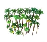 Spelonify Escala HO, modelo de árboles de ferrocarril, paisaje, palma en miniatura, diseño de árboles para suministros forestales, paisaje de mesa de arena, decoración y arquitectura, modelo de