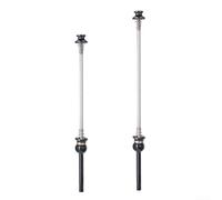 Spelonify Juego de pinchos de liberación rápida para bicicleta de 100 mm delantero y 135 mm trasero, palanca de aleación con mango de aluminio 7075, eje de 5 mm, carretera ligera para componentes MTB