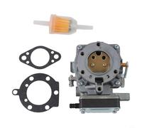 Spelonify Kit de reparación de carburador compatible con 495181 499306 693480 693479 694056, juego de reconstrucción de mezclador de motor pequeño para cortacésped, metal plateado