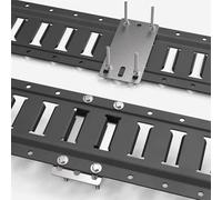 Spelonify Paquete de 12 placas de respaldo E-Track para refuerzo de riel de carga, soportes de montaje de acero galvanizado compatibles con E/para sistemas X-Track, 3 x 6 pulgadas con herrajes