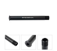 Spelonify Reemplazo del eje pasante de la bicicleta delantero trasero, 12mm 15mm aleación bicicleta pincho negro, eje de carretera ciclismo piezas