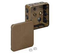 Spelsberg 2 K-12-l/BR Polypropylene (PP), Thermoplastic elastomer (TPE) Electrical Junction Box - Electrical Junction Boxes (Brown, 85 mm, 85 mm, 37 mm)