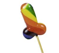 Paleta arcoíris con forma, sabor frutas (85g)